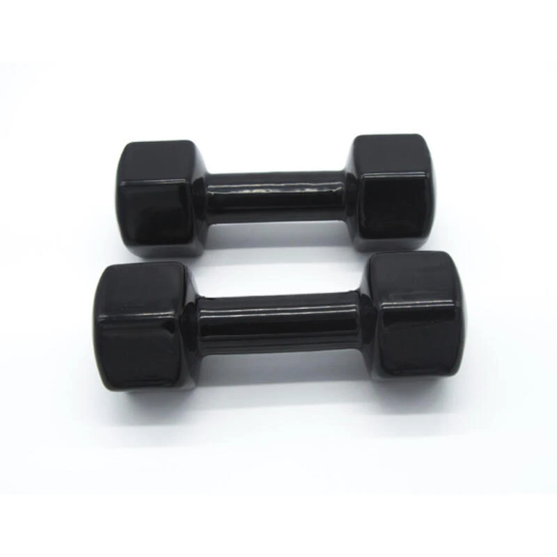 2 Unidades 5 Kg Mancuernas Pesas Hexagonales De Vinilo Fitness Gimnasia Negro 5 2 Unidades 5 Kg Mancuernas Pesas Hexagonales De Vinilo Fitness Gimnasia Negro - Imagen 3
