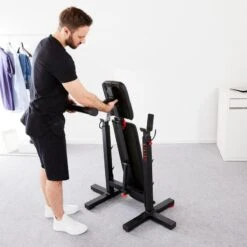Banco Musculación Con Rack Plegable Corength -Fitness Tienda banco musculacion con rack plegable corength 2