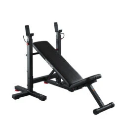 Banco Musculación Con Rack Plegable Corength