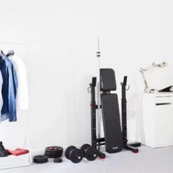 Banco Musculación Con Rack Plegable Corength -Fitness Tienda banco musculacion con rack plegable corength 3