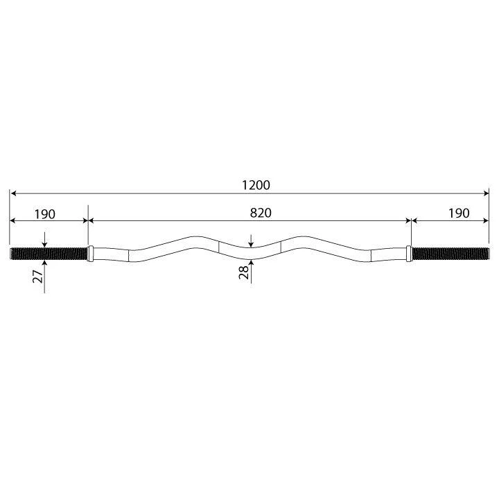 Barra Curl SZ Reforzada Con Cierre De Estrella 6 Barra Curl SZ Reforzada Con Cierre De Estrella - Imagen 4