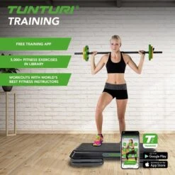 Tunturi Barra De Bombeo Aeróbico 150cm Negro -Fitness Tienda barra de bombeo aerobico 150cm negro 1