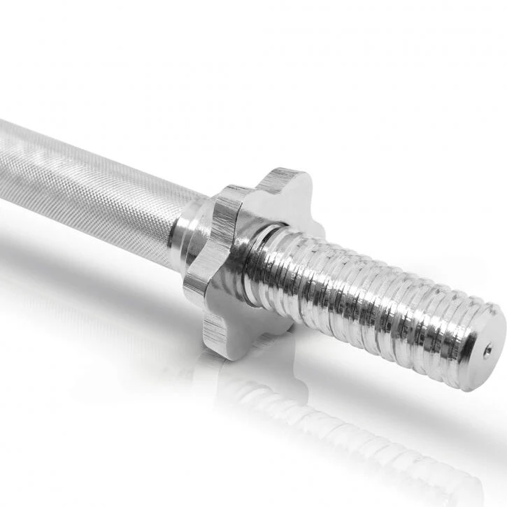 Barra De Mancuernas Gorilla Sports Cromada De 35 Cm Diámetro 30/31mm 5 Barra De Mancuernas Gorilla Sports Cromada De 35 Cm Diámetro 30/31mm - Imagen 3