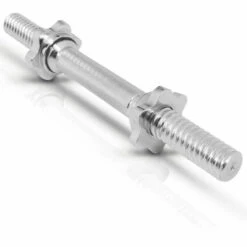 Barra De Mancuernas Gorilla Sports Cromada De 35 Cm Diámetro 30/31mm