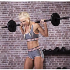 Barra De Pesas Gorilla Sports En Negro De 170cm Diámetro 30/31 Cm -Fitness Tienda barra de pesas gorilla sports en negro de 170cm diametro 3031 cm 3