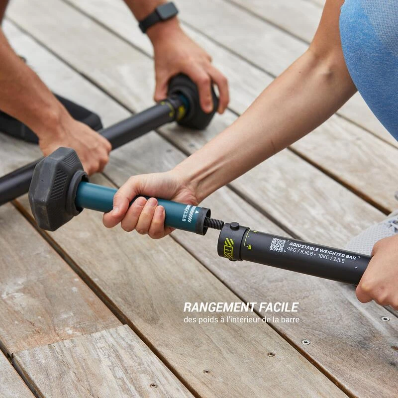 CORENGTH Barra Lastrada Ajustable 4-10 kg 5 CORENGTH Barra Lastrada Ajustable 4-10 kg - Imagen 3