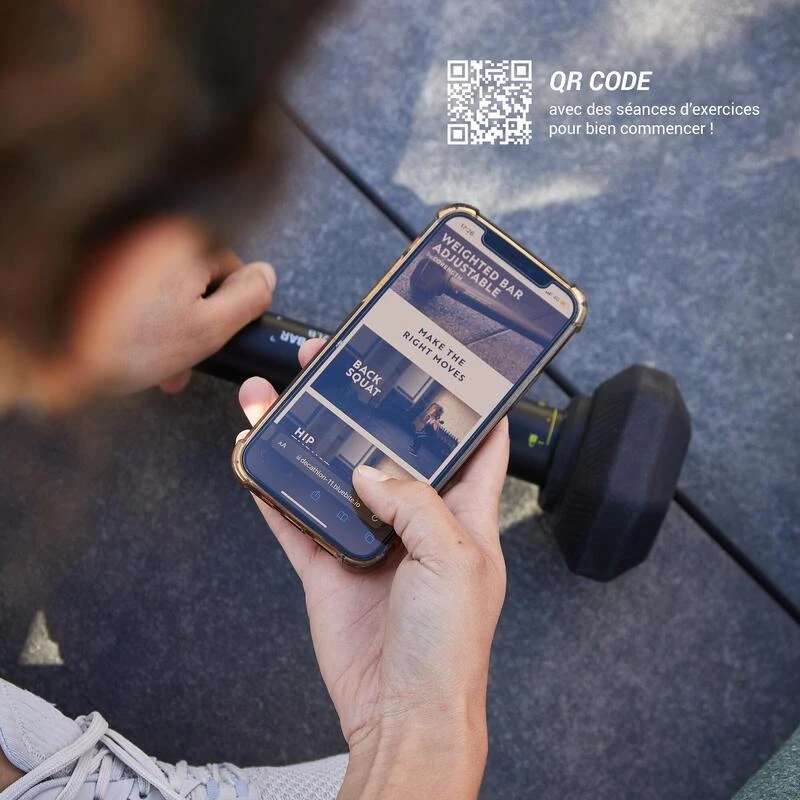 CORENGTH Barra Lastrada Ajustable 4-10 kg 6 CORENGTH Barra Lastrada Ajustable 4-10 kg - Imagen 4