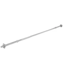 Barra Musculación 1,65 M Ø 30 Mm 9 Kg Con 2 Cierres De Estrella Aguanta 300 Kg