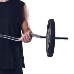 BODYTONE Barra Z Olímpica Profesional (50mm) + Par De Topes -Fitness Tienda barra z olimpica profesional 50mm par de topes 2