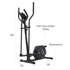 BODYTONE Bicicleta Elíptica DE30 Conectada Con Regulación Magnética Y Pantalla LCD -Fitness Tienda bicicleta eliptica de30 conectada con regulacion magnetica y pantalla lcd 2