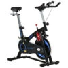 Bicicleta Estática Con Volante Inercia 10 Kg HOMCOM 47x120x117 Cm Azul 2 Bicicleta Estática Con Volante Inercia 10 Kg HOMCOM 47x120x117 Cm Azul -Fitness Tienda bicicleta estatica con volante inercia 10 kg homcom 47x120x117 cm azul