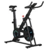 Bicicleta Estática Con Volante Inercia HOMCOM 110x52x105-120 Cm Negro -Fitness Tienda bicicleta estatica con volante inercia homcom 110x52x105 120 cm negro