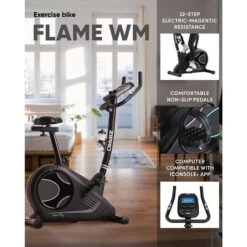 Bicicleta Estática Electromagnético Zipro Flame WM IConsole+ -Fitness Tienda bicicleta estatica electromagnetico zipro flame wm iconsole 2