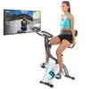 Bicicleta Estática - Foldaway X-2000 - Fitness - Bluetooth - Plegable - Blanca