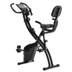 Bicicleta Estática HOMCOM Negro 52x107x110 Cm Acero Abs Pvc