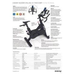 BICICLETA ESTÁTICA SPINING INDOOR H1 -Fitness Tienda bicicleta estatica spining indoor h1 3