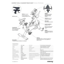 BICILETA ESTÁTICA EVERGY NRF -Fitness Tienda bicileta estatica evergy nrf 3