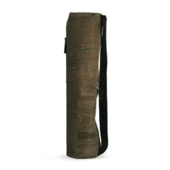 BOLSA DE YOGA EN CUERO DE CORCHO VERDE