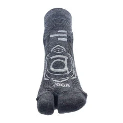 Calcetines De Yoga 1 Finger Adultos Antideslizantes Algodón Biológico Gris -Fitness Tienda calcetines de yoga 1 finger adultos antideslizantes algodon biologico gris 2