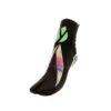 Calcetines Técnicos 1 Finger Adulto Fitness Antideslizante Negro Verde