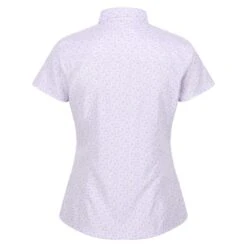 Regatta Camisa Mindano VI Margarita De Manga Corta Para Mujer Lila Pastel -Fitness Tienda camisa mindano vi margarita de manga corta para mujer lila pastel 1
