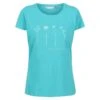Regatta Camiseta Breezed II Flor Para Mujer Turquesa -Fitness Tienda camiseta breezed ii flor para mujer turquesa