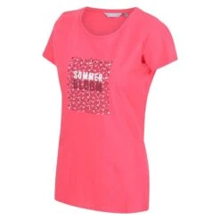 Regatta Camiseta Breezed II Floral Para Mujer Rosa Tropical -Fitness Tienda camiseta breezed ii floral para mujer rosa tropical 3