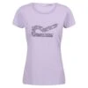 Regatta Camiseta Breezed II Mariposas Para Mujer Lila Pastel