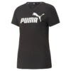 Camiseta Con Cuello De Pico Mujer Essentials PUMA -Fitness Tienda camiseta con cuello de pico mujer essentials puma