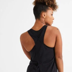 Camiseta Crosstraining Musculación Sin Mangas Tirantes Mujer Negro -Fitness Tienda camiseta crosstraining musculacion sin mangas tirantes mujer negro 2