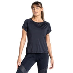 Dare 2b Camiseta Crystallize Activo Para Mujer Negro -Fitness Tienda camiseta crystallize activo para mujer negro 3