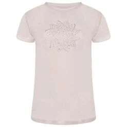 Dare 2b Camiseta Crystallize Flor Para Mujer Blanco