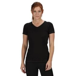 Regatta Camiseta De Manga Corta Modelo Beijing Para Mujer Blanco/Negro -Fitness Tienda camiseta de manga corta modelo beijing para mujer blanconegro 1