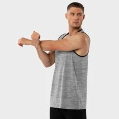 Camiseta De Tirantes Track Grey -Fitness Tienda camiseta de tirantes track grey 2