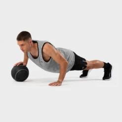 Camiseta De Tirantes Track Grey -Fitness Tienda camiseta de tirantes track grey 3