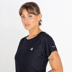 Dare 2b Camiseta Defy II Para Mujer Negro -Fitness Tienda camiseta defy ii para mujer negro 3