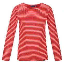 Regatta Camiseta Fernanda De Rayas Para Mujer Negro, Blanco -Fitness Tienda camiseta fernanda de rayas para mujer rojo fundido vainilla claro