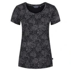 Regatta Camiseta Filandra VI Abstracto Para Mujer Negro