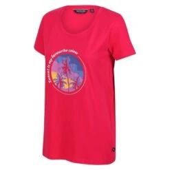 Regatta Camiseta Filandra VI Árbol Para Mujer Rosa Fusión -Fitness Tienda camiseta filandra vi arbol para mujer rosa fusion 3