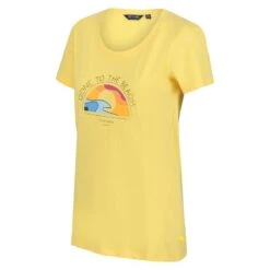 Regatta Camiseta Filandra VI Atardecer Para Mujer Amarillo Maíz -Fitness Tienda camiseta filandra vi atardecer para mujer amarillo maiz 2
