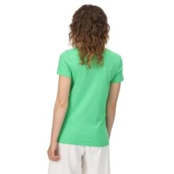Regatta Camiseta Filandra VI Conchas Marinas Para Mujer Verde Vibrante -Fitness Tienda camiseta filandra vi conchas marinas para mujer verde vibrante 3