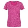 Regatta Camiseta Filandra VI Estampado Ditsy Para Mujer Fucsia -Fitness Tienda camiseta filandra vi estampado ditsy para mujer fucsia