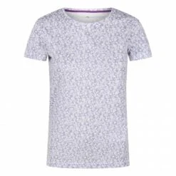 Regatta Camiseta Fingal Edition Florecer Para Mujer Floración Lila, Floral