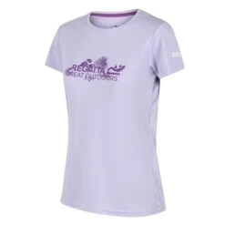 Regatta Camiseta Fingal V Diseño Impreso Para Mujer Floración Lila -Fitness Tienda camiseta fingal v diseo impreso para mujer floracion lila 3