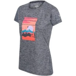 Regatta Camiseta Fingal VI Atardecer Para Mujer Marino Jaspeada -Fitness Tienda camiseta fingal vi atardecer para mujer marino jaspeada 3