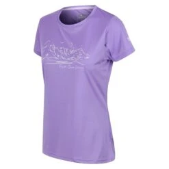 Regatta Camiseta Fingal VI Montaña Para Mujer Amatista Clara -Fitness Tienda camiseta fingal vi montaa para mujer amatista clara 3