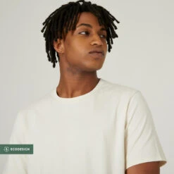 Camiseta Fitness 500 Hombre No Dye Regular -Fitness Tienda camiseta fitness 500 hombre no dye regular 4