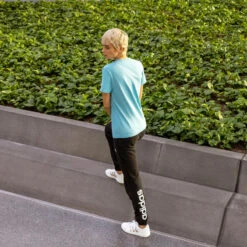 Camiseta Fitness Adidas Mujer Azul -Fitness Tienda camiseta fitness adidas mujer azul 4