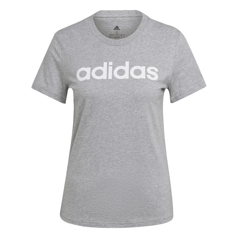 Camiseta Fitness Adidas Mujer Gris 6 Camiseta Fitness Adidas Mujer Gris - Imagen 4