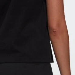 Camiseta Fitness Soft Training Adidas Floral Mujer Negro -Fitness Tienda camiseta fitness soft training adidas floral mujer negro 3